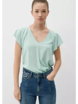 Блузка QS, бирюзовый