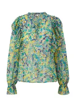 Блузка QS Blouse, небесно-синий