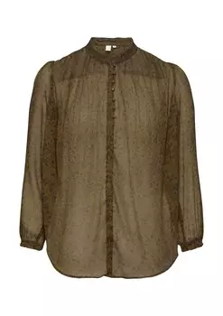 Блузка QS, коричневый