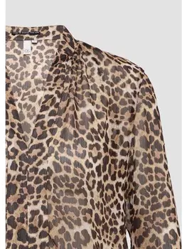 Блузка QS, коричневый