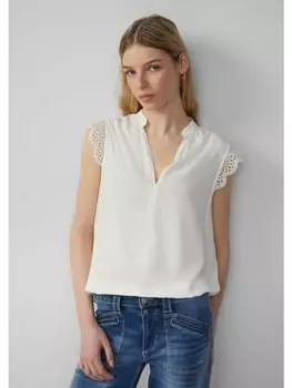 Блузка QS, кремовый