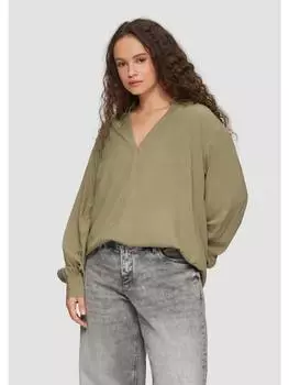 Блузка QS, оливковый