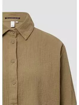 Блузка QS, оливковый