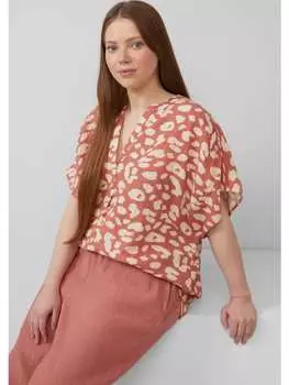 Блузка QS, оранжевый