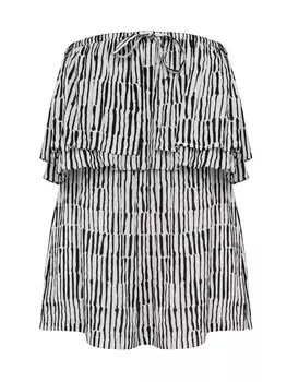 Блузка Quiosque 2UB001, черный/белый