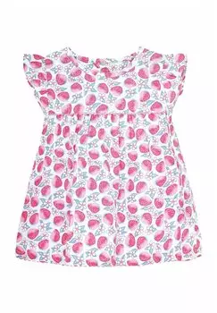 Блузка Regular Fit JoJo Maman Bb, розовый клубничный цвет