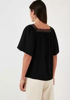 Блузка Regular Fit LELA, черная