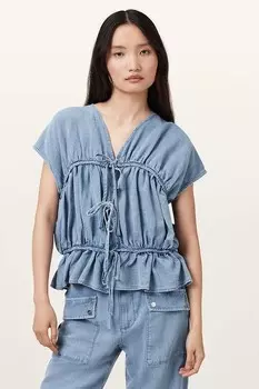 Блузка Remy Allsaints, синий