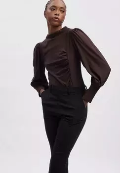 Блузка RIFAGZ Gestuz, темно коричневый