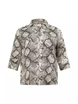 Блузка River Island, серо-коричневый/антрацит
