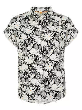 Блузка Roadsign, белый/черный