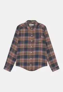 Блузка-рубашка Abercrombie & Fitch, цвет tan/pink