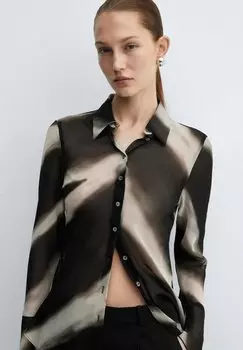 Блузка-рубашка ALLEGRA Mango, цвет noir