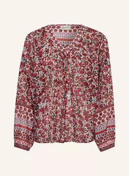 Блузка-Рубашка анан из блестящей пряжи Fabienne Chapot, розовый