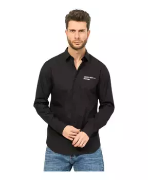 Блузка Рубашка Armani Exchange, черный