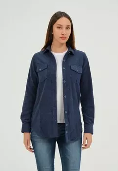 Блузка-рубашка Basics and More, цвет indigo