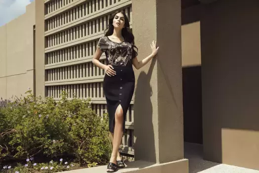 Блузка-рубашка Bruno Banani с разными принтами спереди НОВЫЕ ЦВЕТА, бежевый