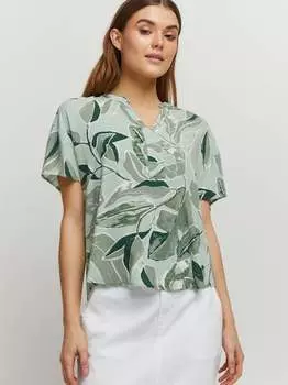 Блузка-Рубашка bymmjoella B.Young, зеленый