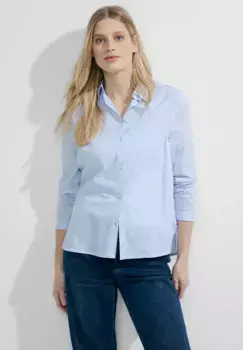 Блузка-рубашка Cecil с полосатым узором, цвет Tranquil Blouse Blue