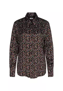 Блузка-Рубашка черная роза Seidensticker, черный