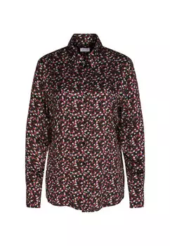 Блузка-Рубашка черная роза Seidensticker, черный