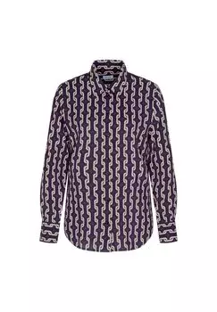 Блузка-рубашка черная роза Seidensticker, цвет Aubergine (0087)