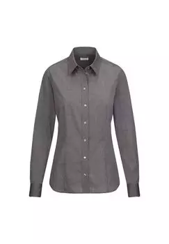 Блузка-рубашка черная роза Seidensticker, цвет Grau (0033)