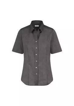 Блузка-рубашка черная роза Seidensticker, цвет Grau (0033)