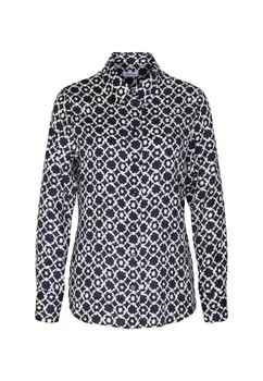 Блузка-Рубашка черная роза Seidensticker, синий