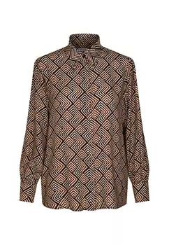 Блузка-Рубашка черная роза Seidensticker, синий