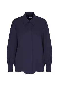 Блузка-Рубашка черная роза Seidensticker, синий