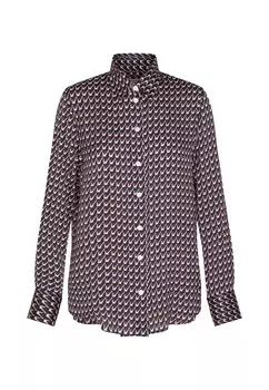 Блузка-Рубашка черная роза Seidensticker, синий