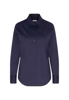 Блузка-Рубашка черная роза Seidensticker, синий