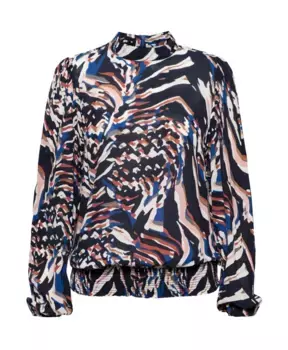 Блузка Рубашка &Co Woman, синий