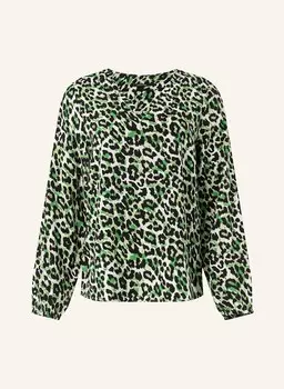 Блузка-Рубашка Comma, коричневый