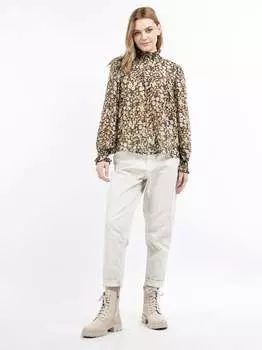 Блузка-Рубашка Dreimaster, коричневый