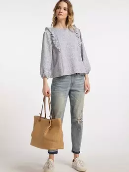 Блузка-Рубашка Dreimaster, синий