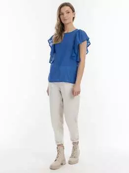 Блузка-Рубашка Dreimaster, синий