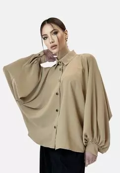 Блузка-рубашка Elara, цвет camel