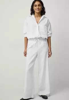 Блузка-рубашка Ellos Collection, белая