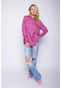 Блузка-рубашка Emily van den Bergh, цвет pink minim