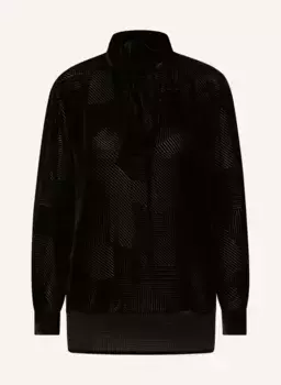 Блузка-рубашка Emporio Armani, черный