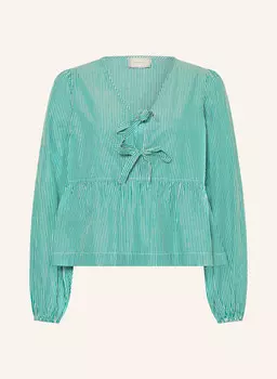 Блузка-рубашка esme NEO NOIR, зеленый/белый