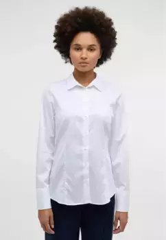 Блузка-рубашка Eterna "РЕГУЛЯРНЫЙ ФИТ", белый