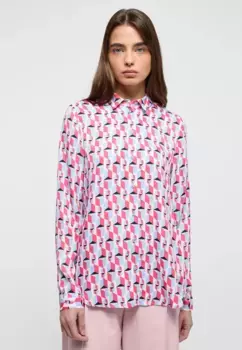 Блузка-рубашка Eterna "РЕГУЛЯРНЫЙ ФИТ", голубой