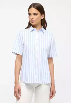 Блузка-рубашка Eterna "РЕГУЛЯРНЫЙ ФИТ", голубой