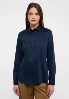 Блузка-рубашка Eterna "РЕГУЛЯРНЫЙ ФИТ", синий