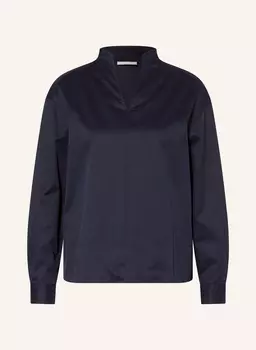 Блузка рубашка Eterna, синий