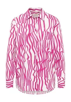 Блузка-рубашка EVEN OVERSIZE FIT ETERNA, цвет Pflaume