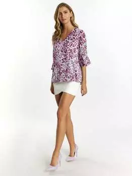 Блузка-Рубашка Faina, сиреневый